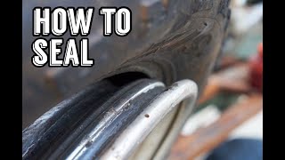 Inflating A New or Used Tire With A Broken Seal  Bead [upl. by Nais]