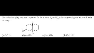 Q60 ‖ Karplus Equation ‖ Relation between Vicinal Coupling Constant with Dihedral Angle ‖ JValue [upl. by Ocir]