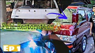 Mitsubishi L300 fully restoratione Ep1 [upl. by Vitale738]