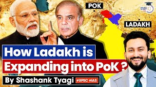 How Ladakh is Extending Territorial Control over GilgitBaltistan  PoK  Geopolitics  UPSC GS2 [upl. by Swain]