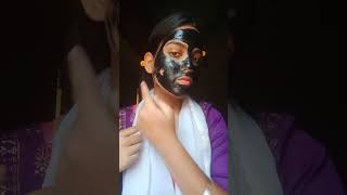 Charcoal face mask  subscribemychannel support viralvideo likeforlikes share shortvideo [upl. by Engen583]