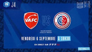 J4 I Valenciennes FC vs LB Châteauroux en replay 31 I National FFF 20242025 [upl. by Booze]