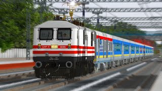 TOP 5 Fastest Trains in Indian Railways  MSTS Open Rails [upl. by Lukin]