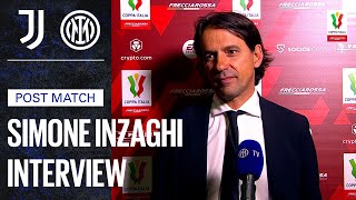 WE MADE IT 💪🏻🏆  SIMONE INZAGHI EXCLUSIVE INTERVIEW SUB ENG 🎙️⚫🔵 [upl. by Ynnek]