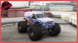 RedlineRP  Monster Truck Racing Event [upl. by Ecienaj]