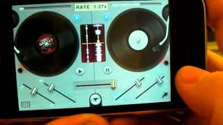 Become a DJ on your iPhone  Tap DJ App Review HD [upl. by Washington822]