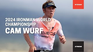 2024 Ironman World Championship  Post Race Interview Cameron Wurf [upl. by Ahsiemaj]