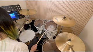 1時間耐久 しかのこのこのここしたんたん OP  シカ色デイズ drum cover [upl. by Reeher777]