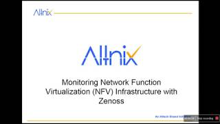 Monitoring Network Function Virtualization Infrastructure NFVI with Zenoss [upl. by Lorain32]