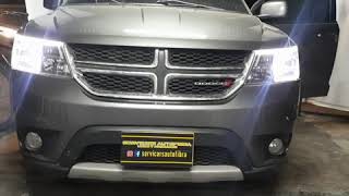 Modificación faros farolas Dodge Journey shorts [upl. by Anirod]