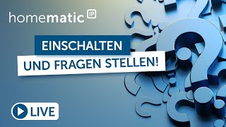 Homematic IP Live  Smart Home FAQ mit Holger und Annika [upl. by Alrats639]