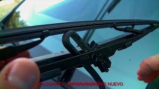 ✅ cambio limpiaparabrisas Bosch Twin Spoiler en tu coche 🚗 en 1 minuto [upl. by Petrick]