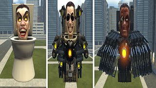 THE DEVELOPMENT OF THE NEW UPGRADE GMAN SKIBIDI TOILET  FROM THE FUTURE In Garrys Mod [upl. by Akenaj]