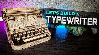 Lets Build a Realistic Vintage Typewriter  EWA Model Kit [upl. by Alguire]