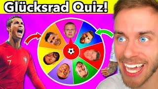 FUßBALL QUIZ  ABER das GLÜCKSRAD bestimmt die FRAGEN 👀🧠 [upl. by Artemed444]