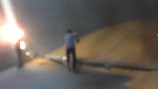 Grain bin sweep auger time lapse [upl. by Bidle]