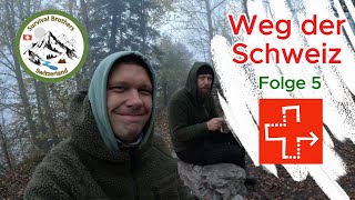 Weg der Schweiz Folge 5 Path of Switzerland wandern Overnighter hiking Natur Outdoor Survival [upl. by Glarum]