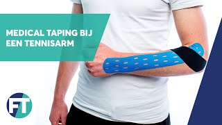 Tenniselleboog muisarm of RSI tapen  Medical Taping  FysioTape [upl. by So]