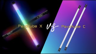 Nanlite PavoTube II X vs PavoTube C LED Tube Lights [upl. by Neehar]