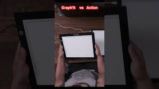 tablette lumineuse graphit vs action 😁 materieldedessin lightpanel [upl. by Curt]