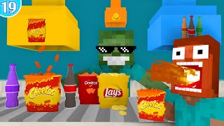 🍟 Work At Snacks Place  Minecraft Animation [upl. by Castro]