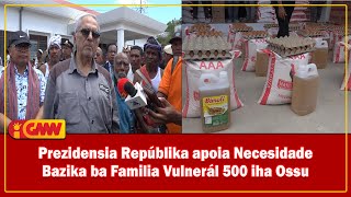 PR apoia Necesidade Bazika ba Familia Vulnerál 500 iha Ossu [upl. by Geller751]