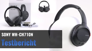 SONY WHCH710N im Test  Bluetooth 50 Kopfhörer mit ANC  Lohnt es sich [upl. by Ialohcin]