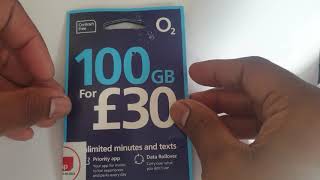 O2 fastest and biggest network in UK 100gb for £30 only [upl. by Alroy878]