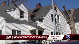 No one injured after 2alarm fire at multifamily home in Omaha [upl. by Rinee2]