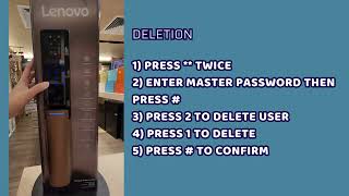 Lenovo F1pro digital lock programming add facefingerprintcardpincodeamp deletion amplink to Tuya apps [upl. by Tiana]