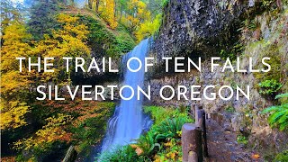 THE TRAIL OF TEN FALLS SILVERTON OREGON [upl. by Nairolf]