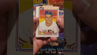 MICKEY MANTLE 1983 Donruss Hall Of Fame Cards baseballcards junkwax mlbcards [upl. by Cliffes]