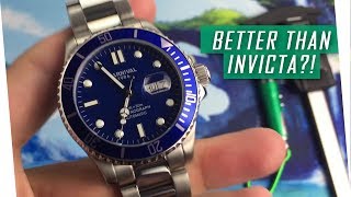 Better Than The Invicta Pro Diver Carnival 1986 Submariner Unboxing Dive Watch under 100 [upl. by Marillin]