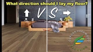 Determining the direction to layinstall Hardwood Laminate or Luxury Vinyl Plank flooring [upl. by See]