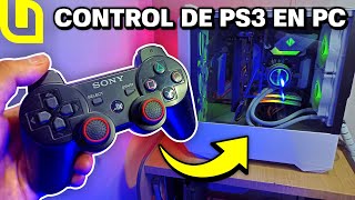 ¿CÓMO CONECTAR el MANDO de PS3 a tu PC GAMER 🤔 Bluetooth y Cable [upl. by Mill]