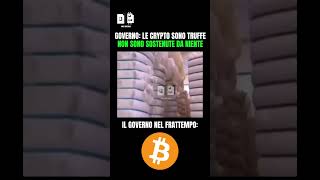 🚨LE CRIPTOVALUTE NON SONO SOSTENUTE DA NULLA crypto bitcoin criptovalute [upl. by Nerine]