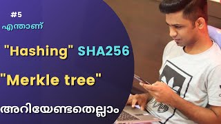 Bitcoin 04 Hashing Merkle Tree Merkle root explained [upl. by Keavy]