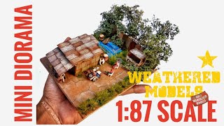 MINI DIORAMA 187 SCALE [upl. by Esoranna]