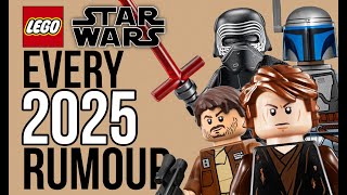 EVERY LEGO Star Wars 2025 RUMOUR  FULL LIST [upl. by Retsim]