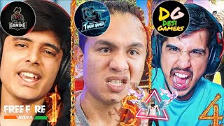 top5 best angry 😡 movment freefire youtubersAmitBhai angryajjubhai angryTondabhai angryAmanff6 [upl. by Reahard]