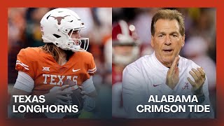 ALABAMA VS TEXAS GAME PREVIEW  PICKS AND PREDICTIONS  CFBS [upl. by Anastassia]