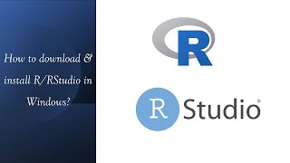 R Basics  How to download and install R amp RStudio in Windows [upl. by Atiuqrehs404]