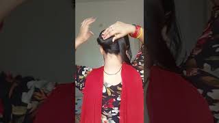 Very Easy Clutcher Juda Hairstyle 💖 shortsvideo longhair hairstyle [upl. by Lahcym298]