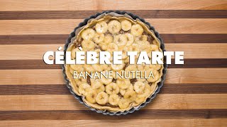 Recette Virale de Tarte aux Bananes et au Nutella [upl. by Leryt845]