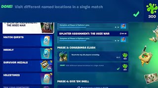 Visit different named locations in a single match Fortnite [upl. by Eicyac]