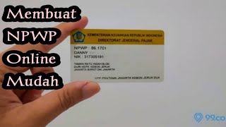 Cara Daftar NPWP Online Dari Awal  Cara Membuat NPWP Mudah Dengan Hp [upl. by Trebreh]