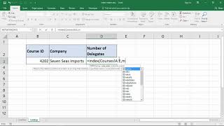 Excel INDEX  MATCH Function for an Advanced Lookup [upl. by Aidyn]