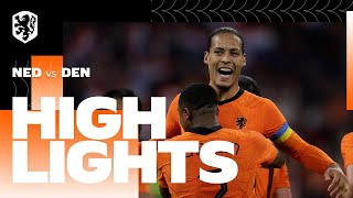 What a way to start 2022 😍  Highlights Nederland  Denemarken [upl. by Analla613]