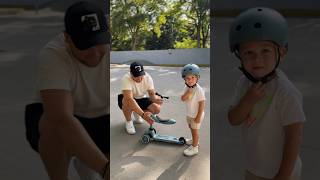 Familytime  Qualitytime 🥰🛴 scootandride rollerscooter toddler outdoorfun baby scooterlife [upl. by Ocisnarf577]