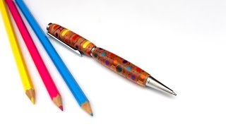 How To Make A Pen With Coloured Pencils [upl. by Ennaeel]